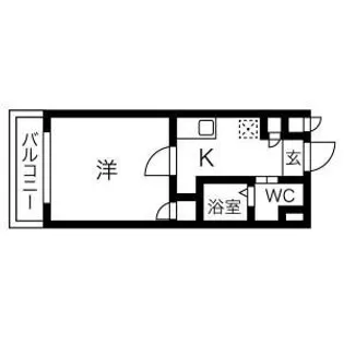 大阪府大阪市生野区勝山北3【マンション】の間取り