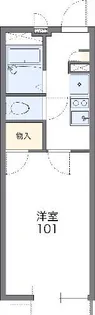レオパレス関屋【1階】の間取り