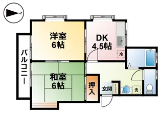 千葉県茂原市小林【アパート】の間取り