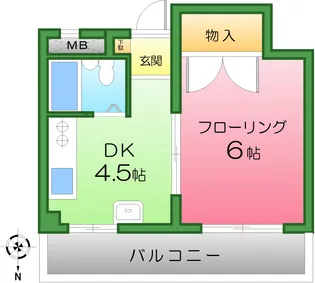アドリームZEN【3階】の間取り
