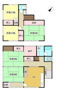 静岡県伊東市川奈【一戸建】の間取り