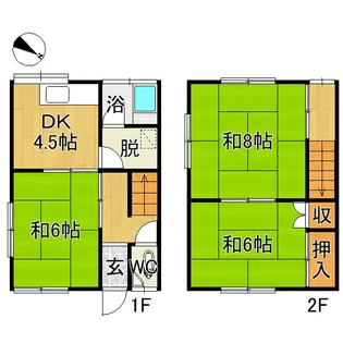 青森県弘前市大字松ケ枝5【一戸建】の間取り