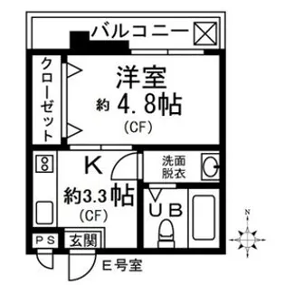 吉川屋ビル【5階】の間取り