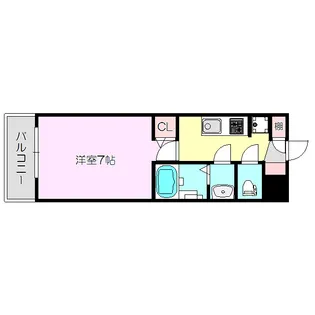 GM HIGASHIMIKUNI【8階】の間取り