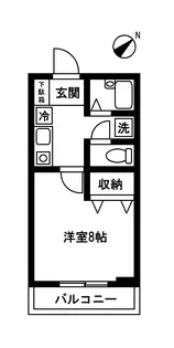 グリーンウエスト【2階】の間取り