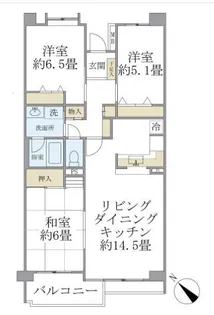 ISM南柏【1階】の間取り