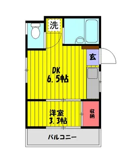 フォルチュネラメゾン【3階】の間取り
