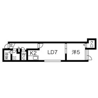 フェリス【2階】の間取り