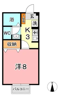 セジュール大樹【1階】の間取り