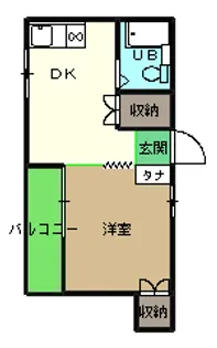 タニワキビル【3階】の間取り