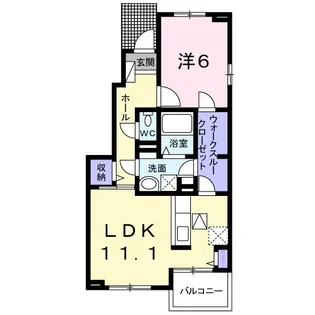 静岡県浜松市中央区葵西4【アパート】の間取り