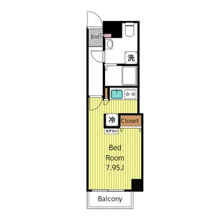 w/FLUFFY Yutenji【1階】の間取り