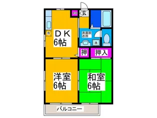 SKエルフィン【2階】の間取り