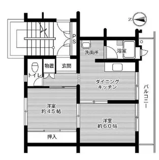 岡山県倉敷市広江7【マンション】の間取り