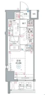 クレヴィスタ阪東橋II【2階】の間取り