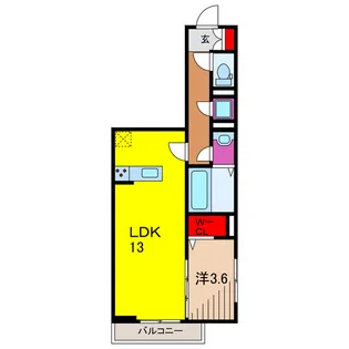 仮)D-ROOM白鳥4丁目【2階】の間取り