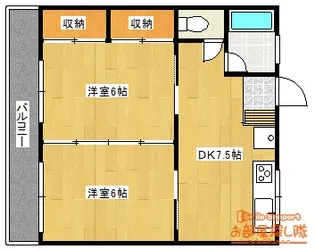 マンション106【2階】の間取り