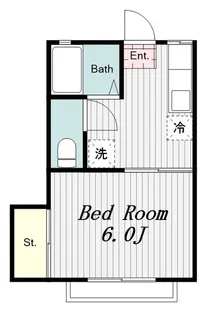 グリーンハイツ【2階】の間取り