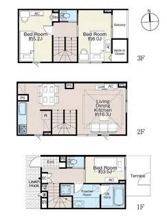 エルメフォール四谷の間取り