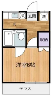 五月コーポ【1階】の間取り