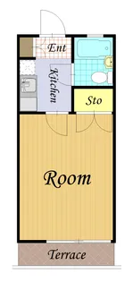 神奈川県川崎市中原区小杉町1【アパート】の間取り