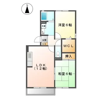 Sejour COSMOS A【2階】の間取り