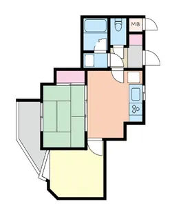 神奈川県横浜市中区根岸町1【マンション】の間取り