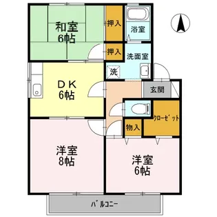 ソフィア横町 C棟【2階】の間取り