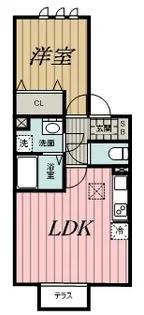 千葉県千葉市稲毛区稲毛東6【アパート】の間取り
