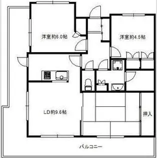ライオンズグローベル東村山ステーションプラザ【5階】の間取り
