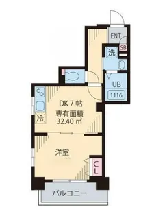 メゾンSKMスカイツリー【2階】の間取り