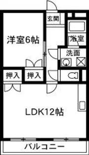 オーロラハイツ【2階】の間取り