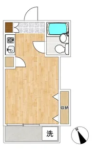 ヒューチャーハイム浅間町102【1階】の間取り