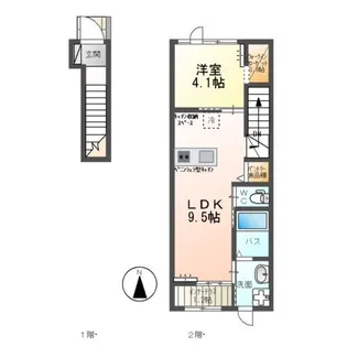グラン エクシード【2階】の間取り