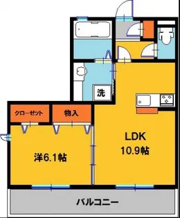 LA PORTE12Q4【2階】の間取り