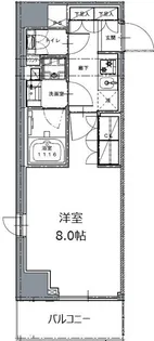 レジディア白金高輪II【6階】の間取り