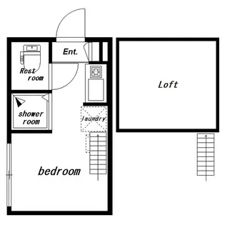 東京都新宿区新宿7【アパート】の間取り