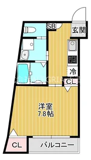 大阪府大阪市東成区玉津1【マンション】の間取り