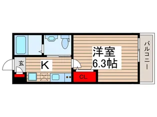 ステラハウス八千代台【3階】の間取り