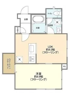 collis中目黒【1階】の間取り