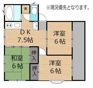 3DKの間取り画像
