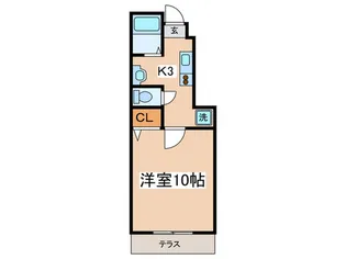 グレ-ス【1階】の間取り