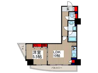 フェリーチェ川口【5階】の間取り