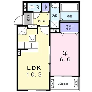 プレミネンス【1階】の間取り