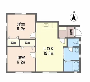 アネックス・I D棟【1階】の間取り