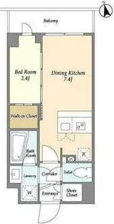 東京都北区志茂5【マンション】の間取り
