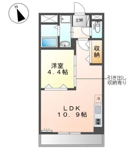 広島県福山市柳津町【アパート】の間取り