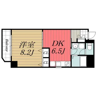 千葉県千葉市中央区中央3【マンション】の間取り