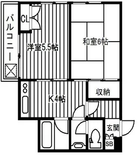 サンライト中板橋【3階】の間取り