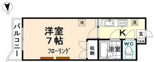 ジョイナス堀川【2階】の間取り